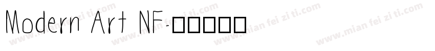 Modern Art NF字体转换
